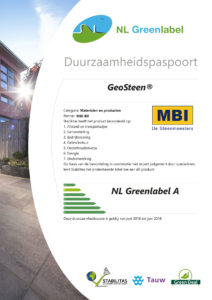 duurzaamheidsrapport-GeoSteen-2016 Voorbeeld van een duurzaamheidspaspoort